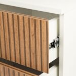 Set Dormitorio con Cajones Royal Cloud Cabecera Gold 2 plz + 2 Veladores Brisse - Imagen 4
